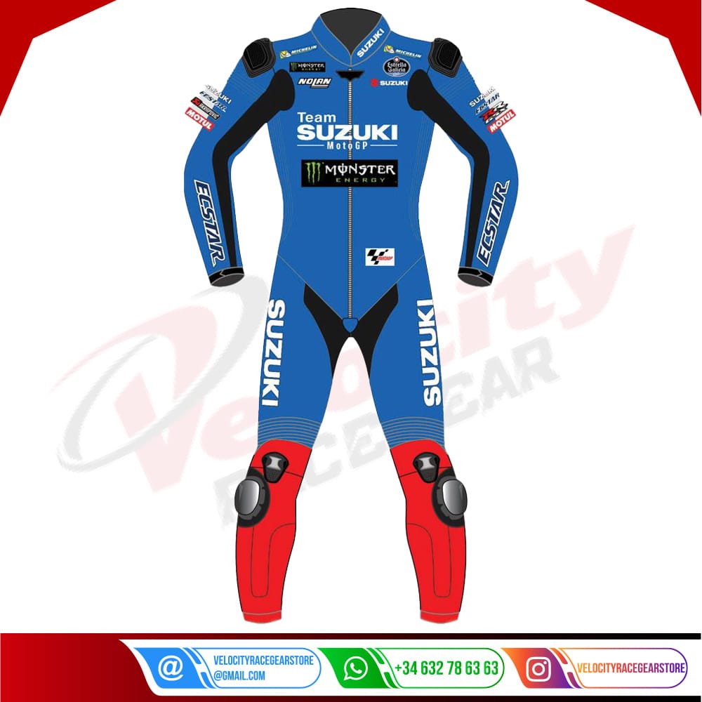 Alex Rins Suzuki Bike Leathers MotoGP 2022