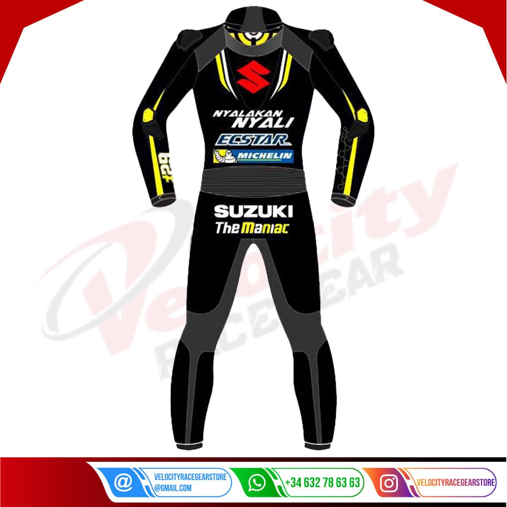 Aandrea Iannone Suzuki Motogp Black Leather Suit 2018