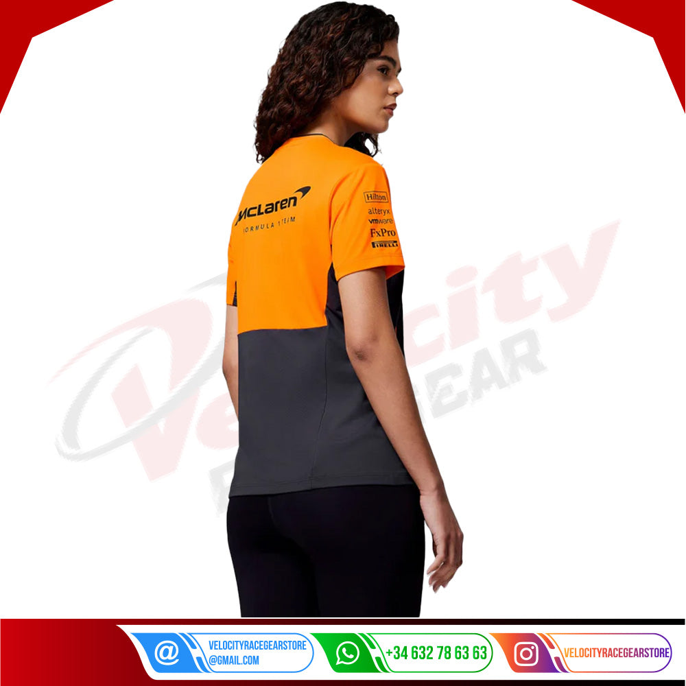 Womens Official Teamwear Set Up T-Shirt Formula 1 - Velocity Racegear-Womens Official Teamwear Set Up T-Shirt Formula 1 - Velocity Racegear-F1 Polo Shirts