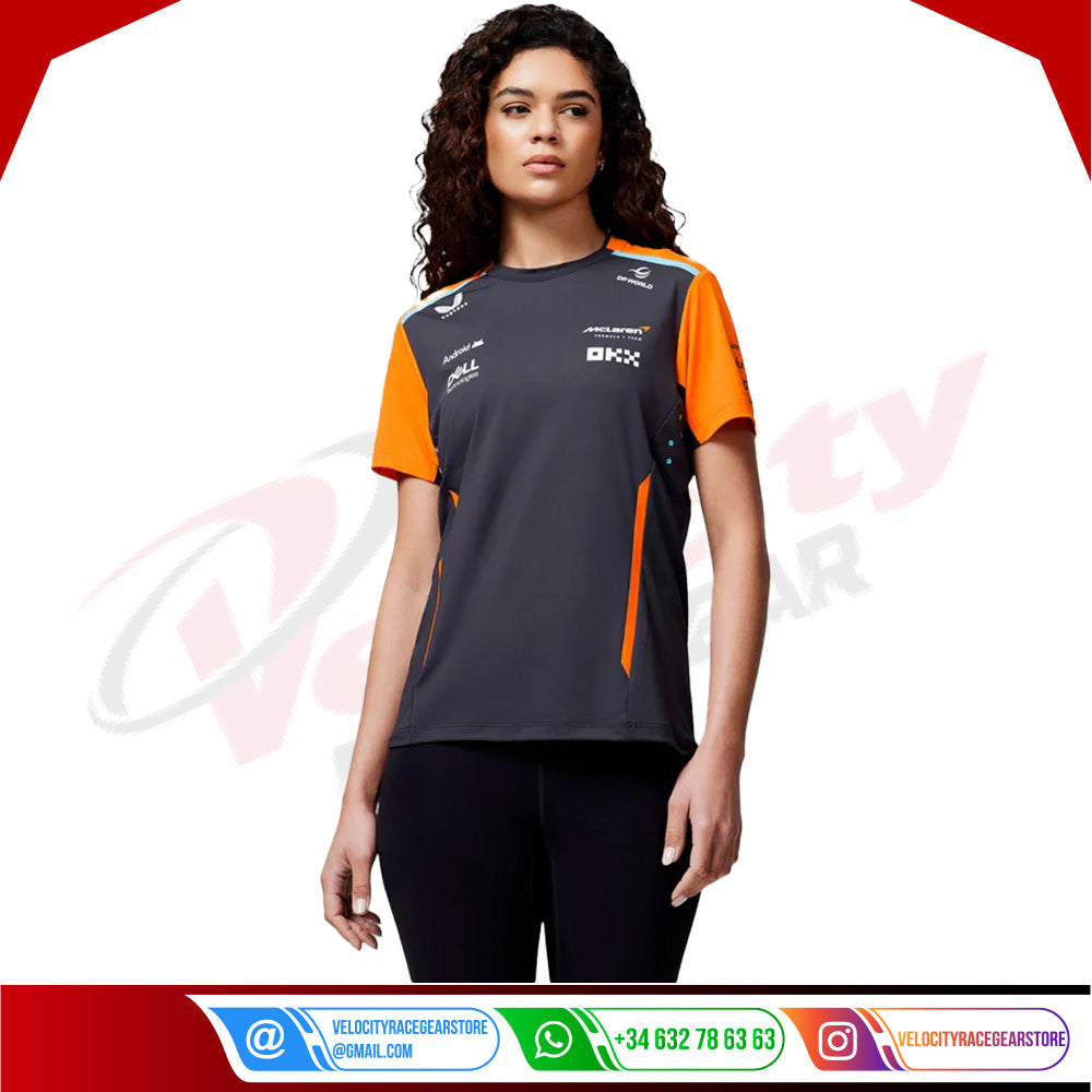 Womens Official Teamwear Set Up T-Shirt Formula 1 - Velocity Racegear-Womens Official Teamwear Set Up T-Shirt Formula 1 - Velocity Racegear-F1 Polo Shirts