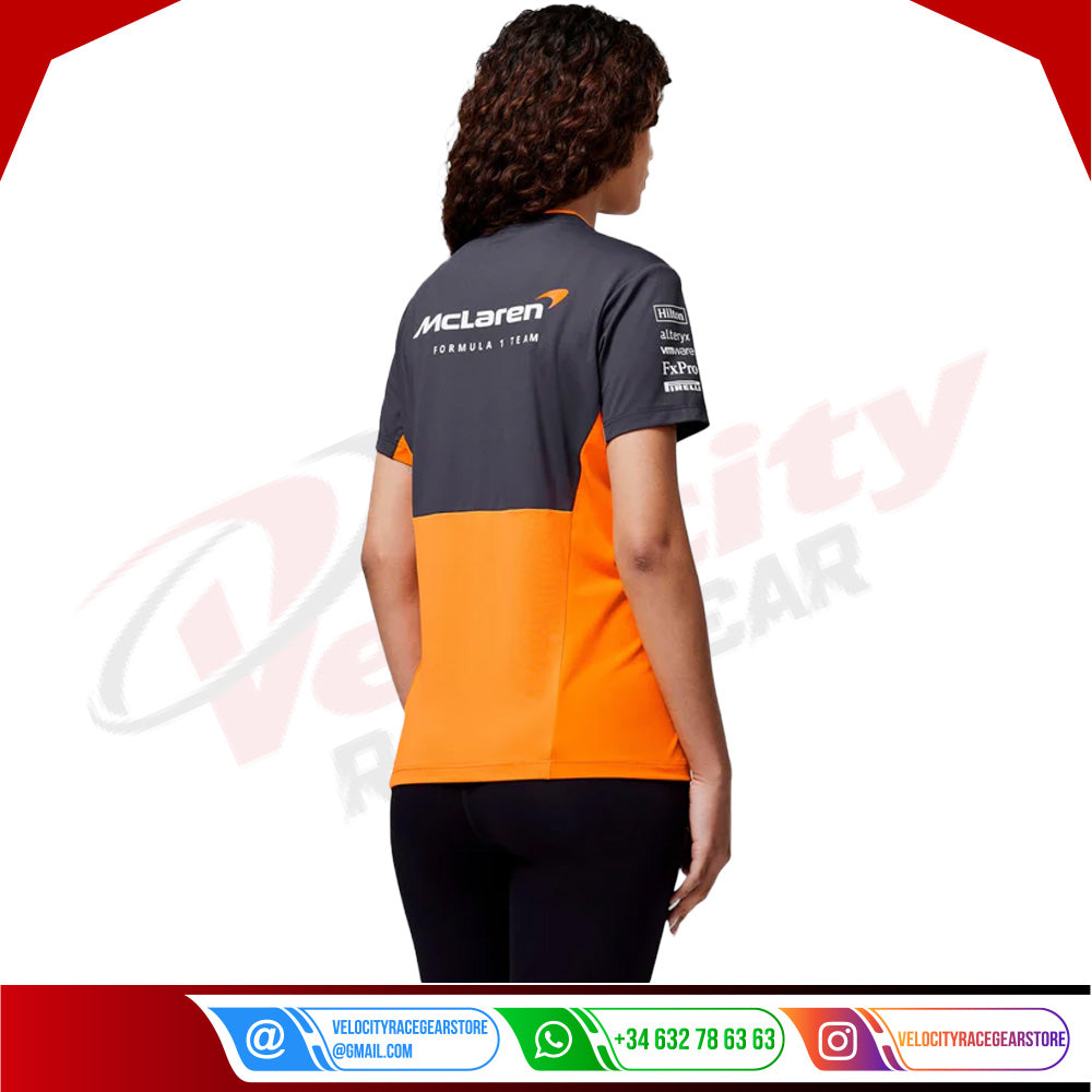 Womens Official Teamwear Set Up T-Shirt Formula 1 - Velocity Racegear-Womens Official Teamwear Set Up T-Shirt Formula 1 - Velocity Racegear-F1 Polo Shirts